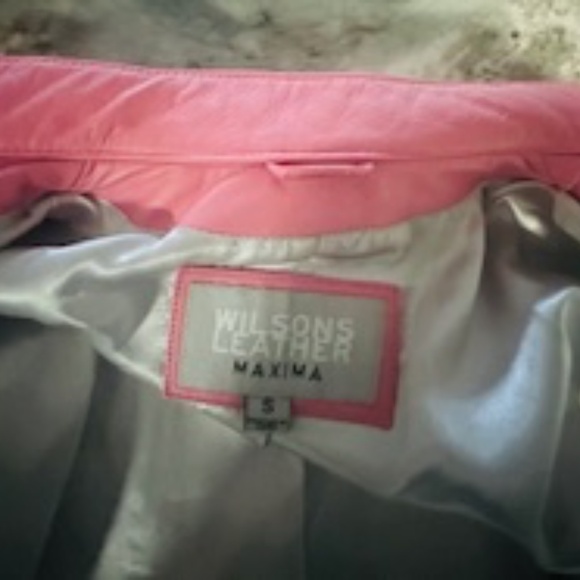Vintage Wilsons Leather Pink Jacket (S) - Picture 16 of 16